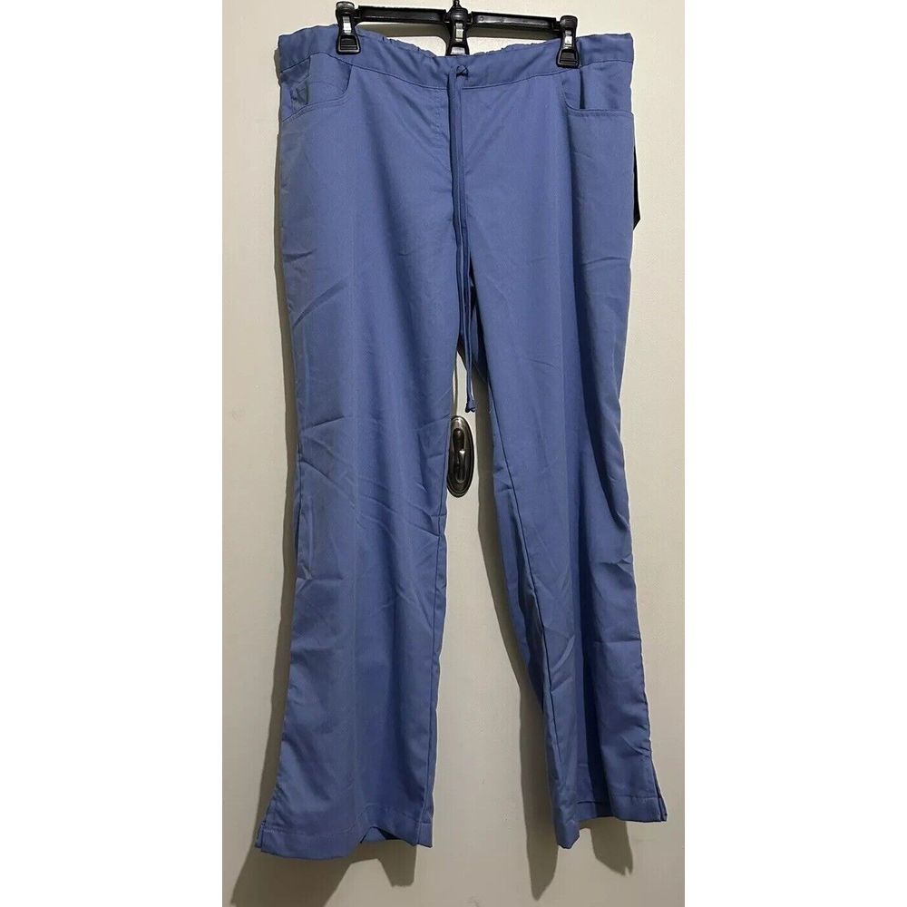 Grey's Anatomy By Barco Blue LP Scrub Pants‎ Arclux Drawstring Midrise NEW